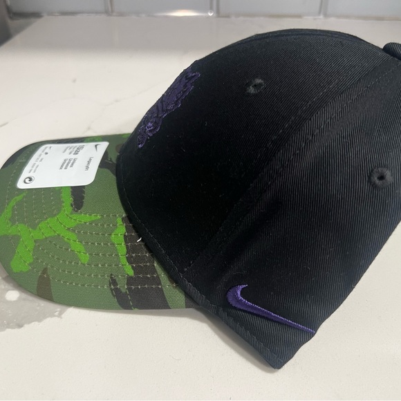 TCU Texas Christian University Horned Frogs Nike Hat Adjustable Cap Military - Picture 3 of 6